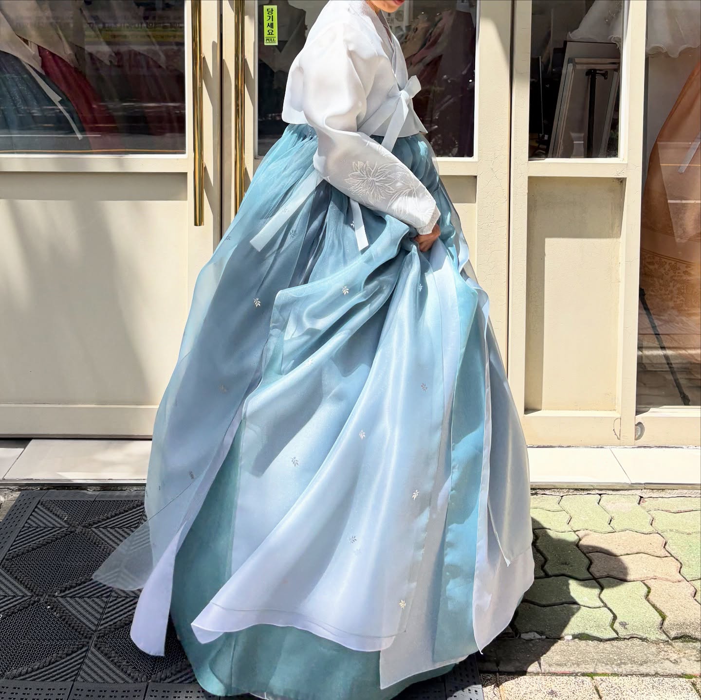 한복나래 피팅 한복